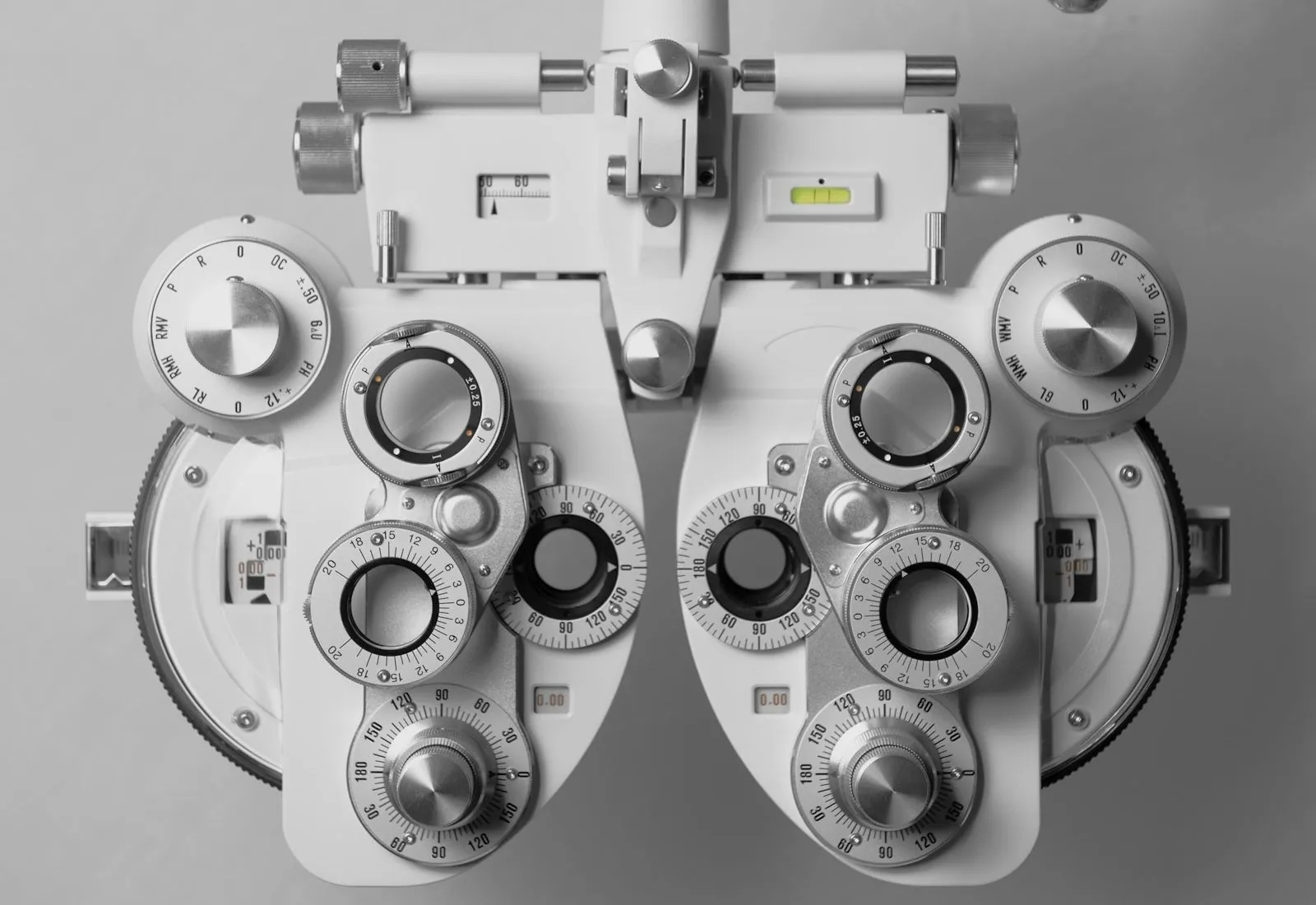 Phoropter refraction instrument used to measure the refractive error of the eye